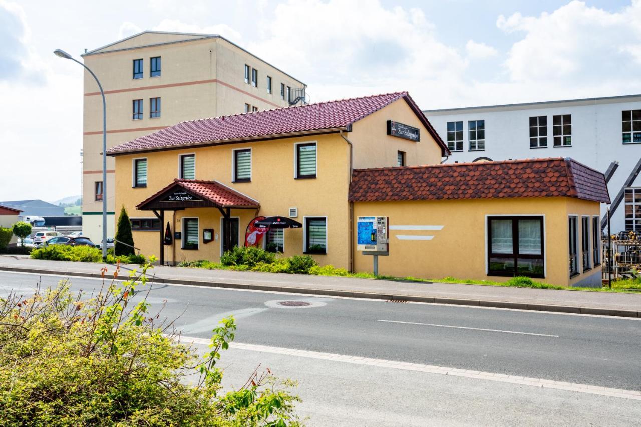 Pension & Gaststaette Zur Salzgrube Sondershausen Exteriör bild